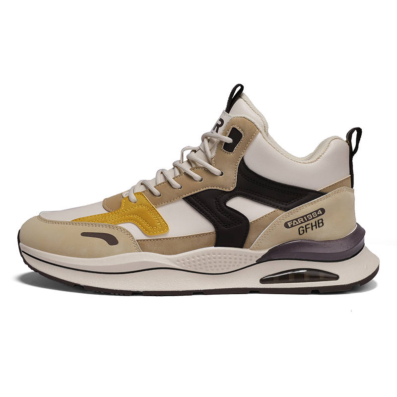 GONGFUHUOBAN PU Polyurethane Anti Kick Abrasion Resistant Mid top Kids' Running Shoes Teenagers