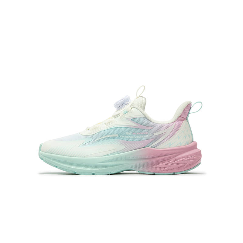 361°KIDS Low top Running Shoes White Green Pink Unisex