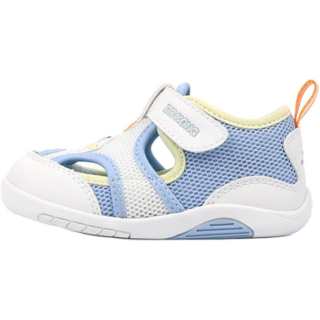 Dr.Kong Slip Resistant Abrasion Resistant Low top Pre Walking Shoes & Sock Shoes White/Blue Infant And Toddler