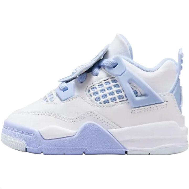 Jordan Jordan Air Jordan 4 Low top Toddler Shoes White Blue Infant And Toddler