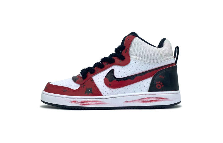 Nike Nike Court Borough Synthetic Leather Abrasion Resistant, Breathable, Slip Resistant Cushioning
