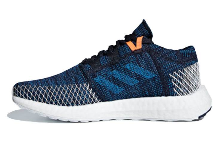 Adidas Adidas Pureboost Go J Slip Resistant And Breathable Slip Resistant And Breathable Low top Kids' Running Shoes Blue