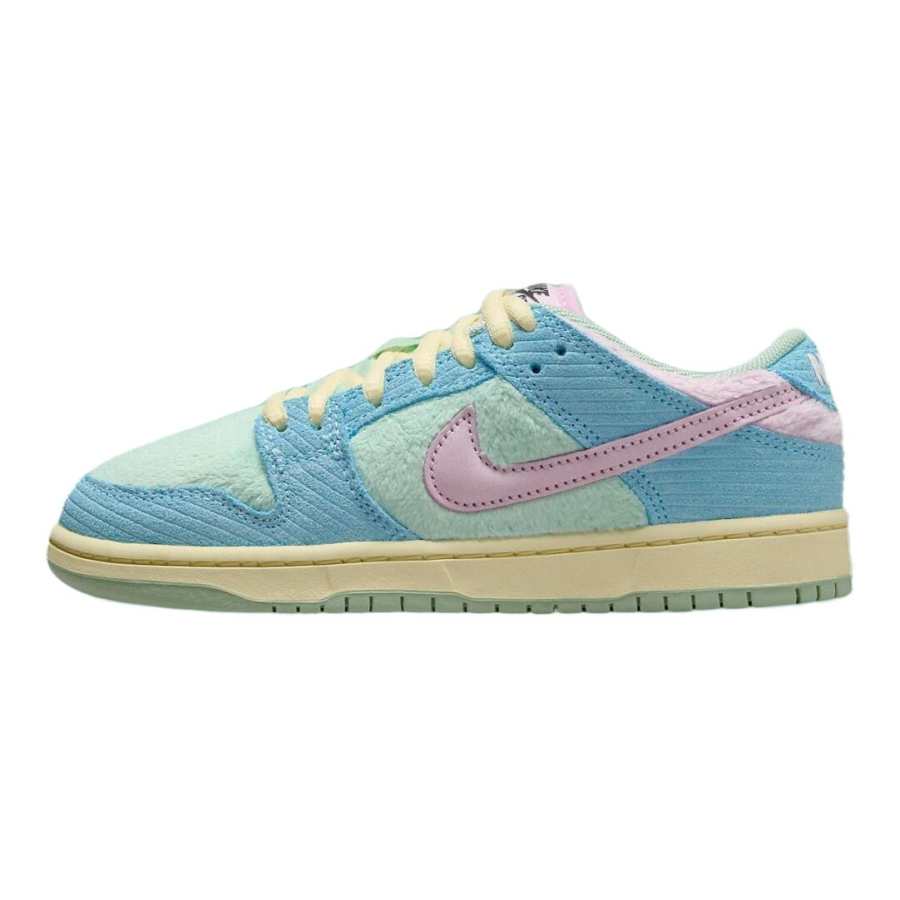 Nike Nike x Verdy Dunk Low top Kids' Skateboarding Shoes Blue Children Aged 3 7 Years Old