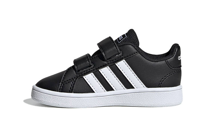 Adidas Neo GRAND COURT Low top Skateboard Shoes Black White Infant And Toddler