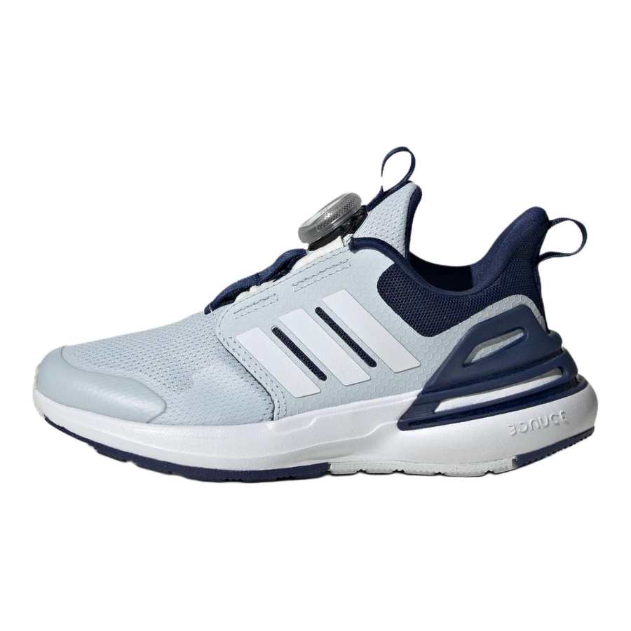Adidas Adidas Rapidasport BOA Cushioning Abrasion Resistant Low top Kids Lifestyle Shoes White Blue Kids'