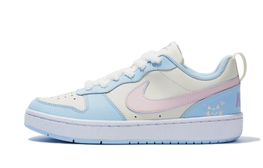 Nike Nike Court Borough Maris Sal Summer Synthetic Leather Abrasion Resistant Low top Kids' Skateboarding Shoes Blue Unisex