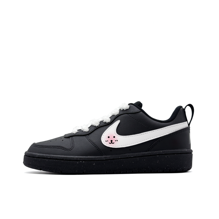 Nike Nike Court Borough Blush Bear Leather Slip Resistant Abrasion Resistant Slip Resistant Abrasion Resistant Low top