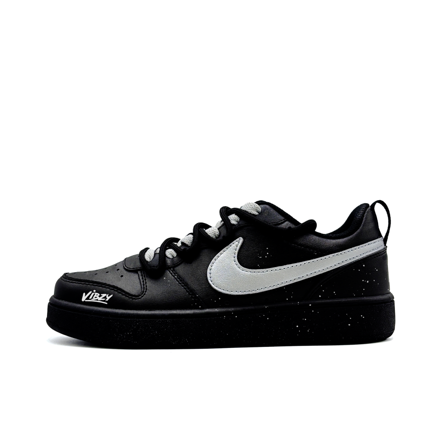 Nike Nike Court Borough Wandering Diary Synthetic Leather Slip Resistant Abrasion Resistant Low top Skateboard Shoes Kids'