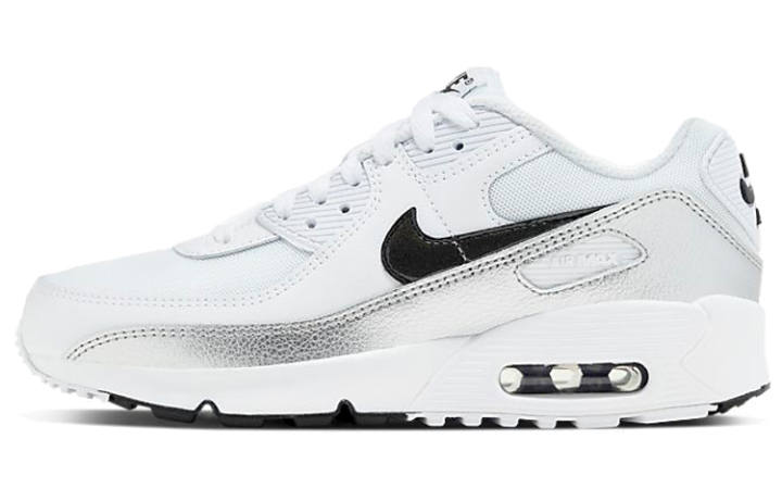Nike Nike Air Max 90 White Silver GS