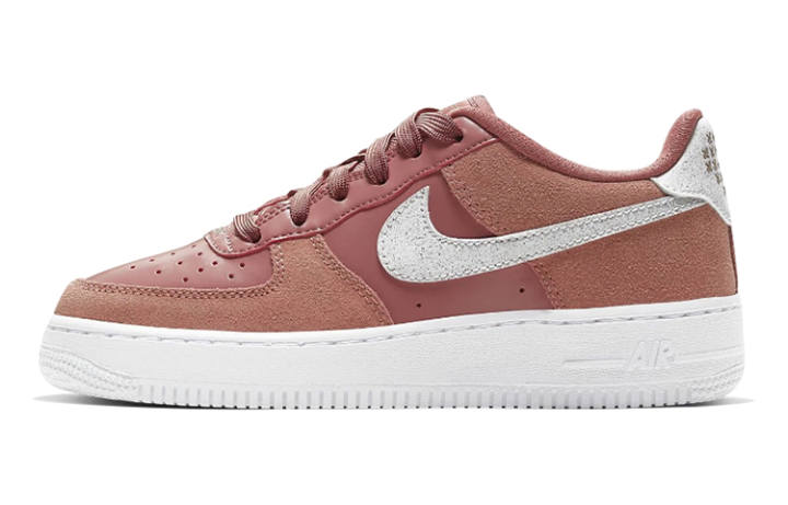 Nike Nike Air Force 1 LV8 Leather Low top Skateboard Shoes Pink Unisex