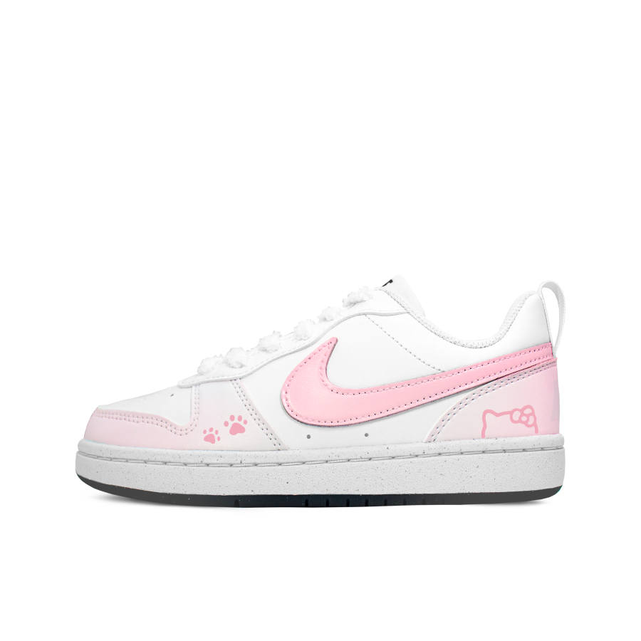 Nike Nike Court Borough Synthetic Leather Slip Resistant And Breathable Low top Kids' Skateboarding Shoes Unisex