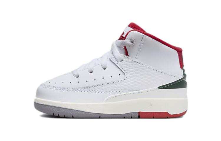 Jordan Jordan Nu Retro 2 Slip Resistant, Abrasion Resistant, Lightweight High top Toddler Shoes White Red Infant And Toddler