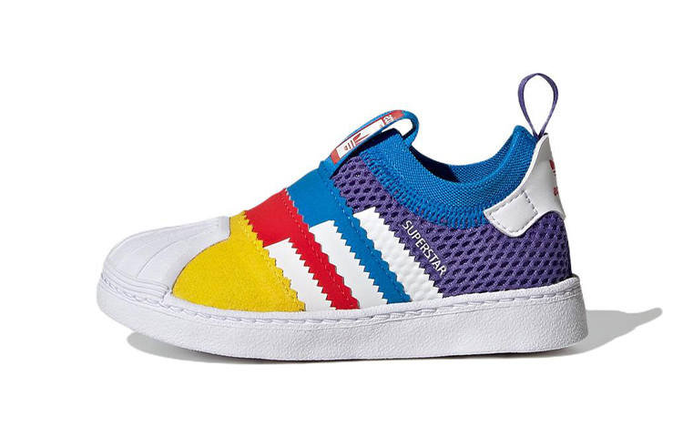 Adidas Originals SUPERSTAR 360 2.0 Cushioning Breathable Low top Toddler Shoes Infant And Toddler