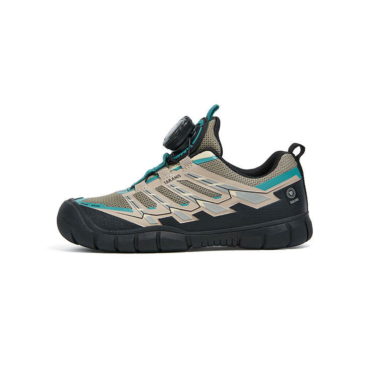 TARANIS Fabric Slip Resistant Abrasion Resistant Low top Kids' Running Shoes Apricot/Black Children Aged 3 7 Years Old