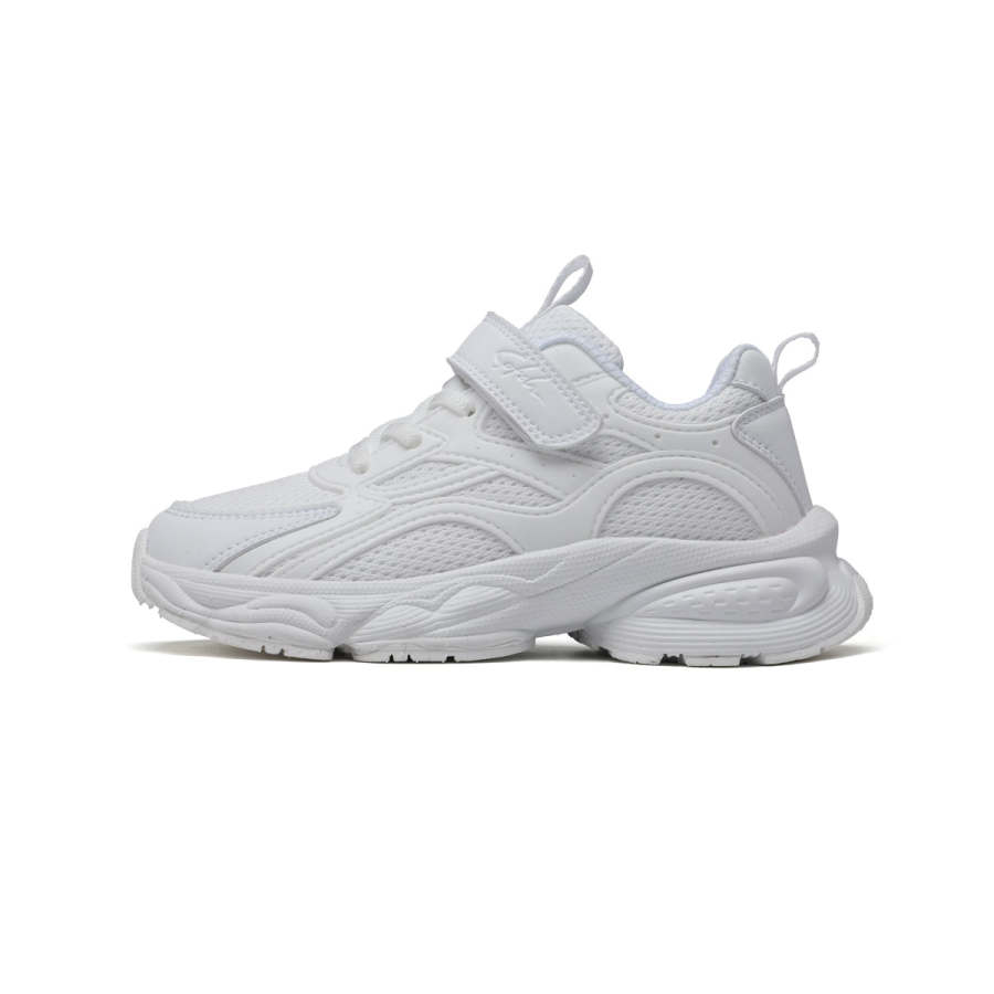 Satchi Synthetic Leather Mid top Kids' Running Shoes White Kids'