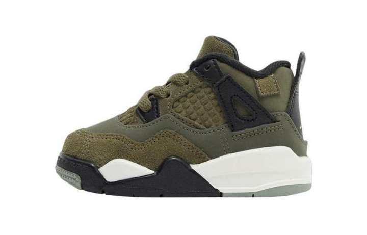 Jordan Jordan Air Jordan 4 Mid top Toddler Shoes Green Infant And Toddler