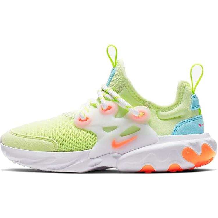 Nike Nike RT PRESTO Slip Resistant Abrasion Resistant Low top Kids Lifestyle Shoes Green White Children Aged 3 7 Years Old