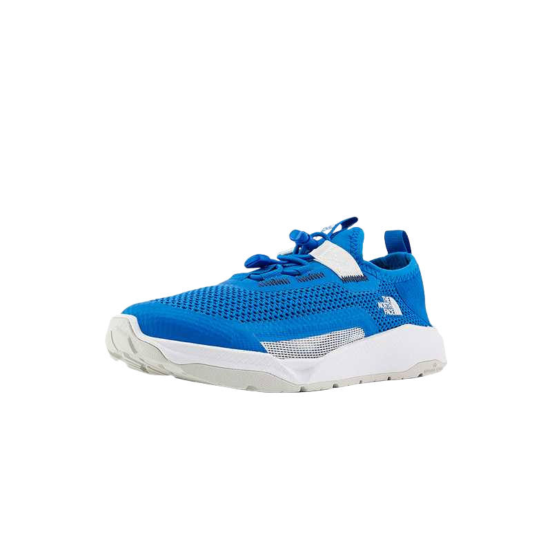 THE NORTH FACE Mesh Breathable Moisture Wicking Low top Kids' Running Shoes Blue Teenagers