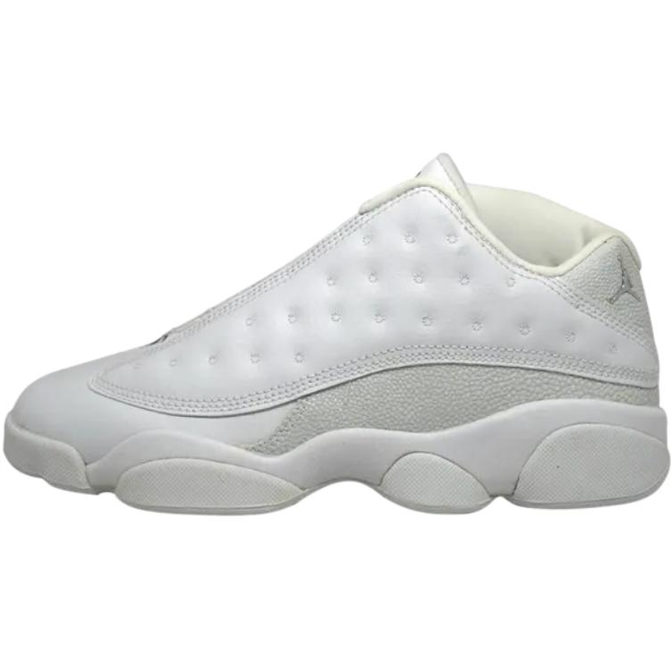 Jordan Jordan Air Jordan 13 Leather Low top Kids Lifestyle Shoes White Teenagers