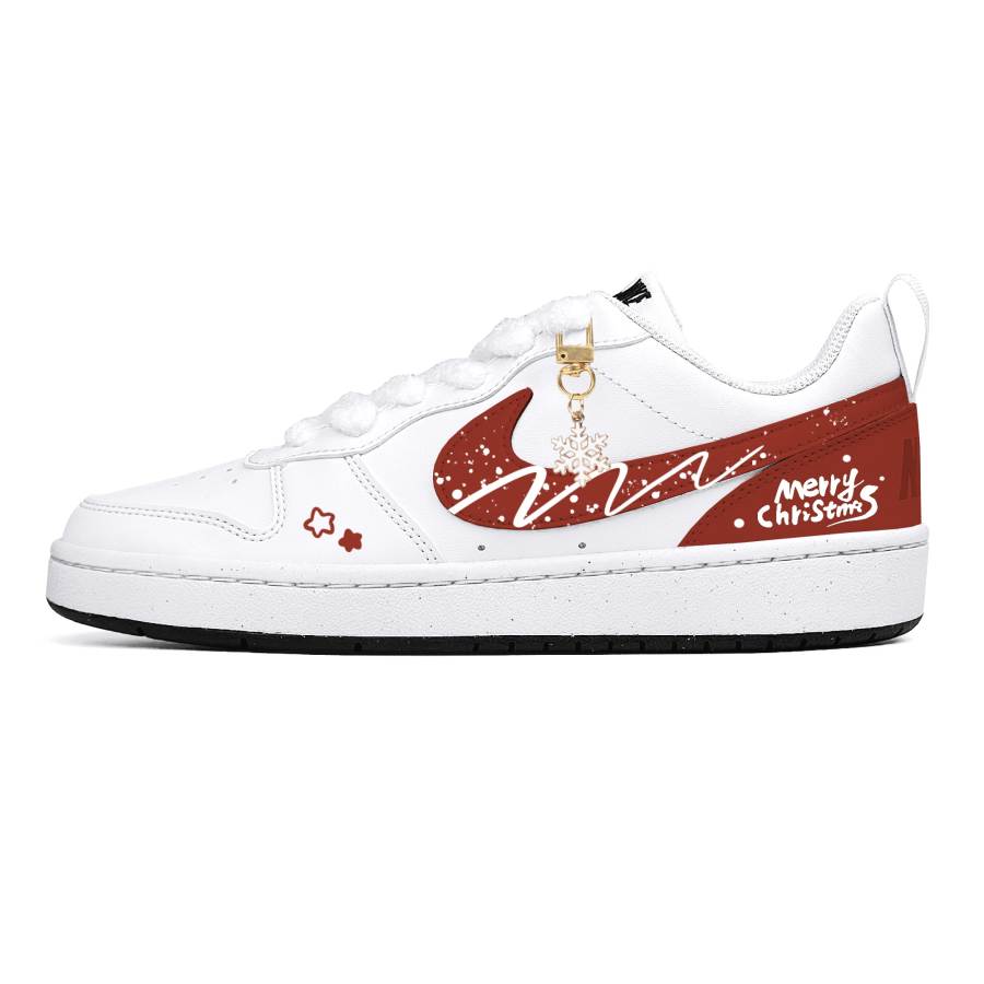 Nike Nike Court Borough Steam Rose, Peaceful Apple Cushioning Abrasion Resistant Cushioning, Wear Resistant Low top