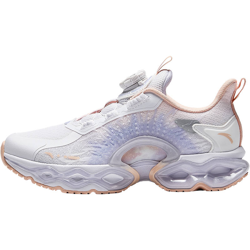 Antakids Energy Ring 10.0 Low top Running Shoes White/Water Pink Orange/Cool Purple Teenagers