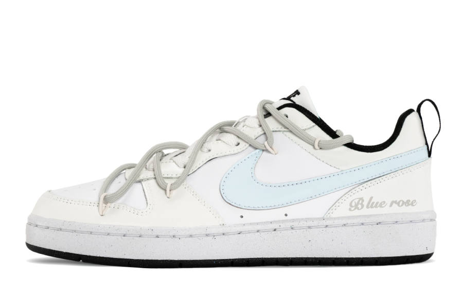 Nike Nike Court Borough Synthetic Leather Cushioning Abrasion Resistant Cushioning, Wear Resistant Low top