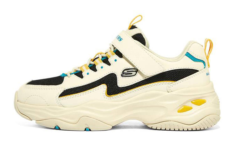 Skechers D'LITES Kids Lifestyle Shoes Light Yellow Teenagers