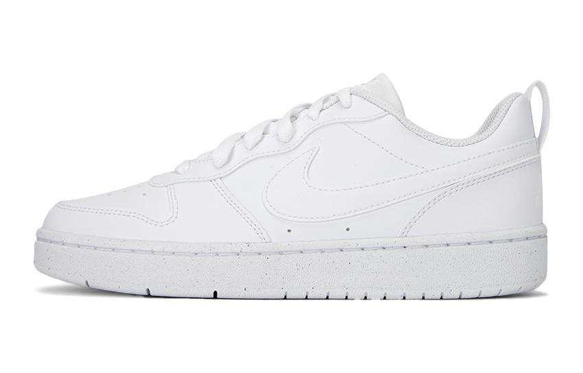 Nike Nike Court Borough Leather Low top Skateboard Shoes White Unisex