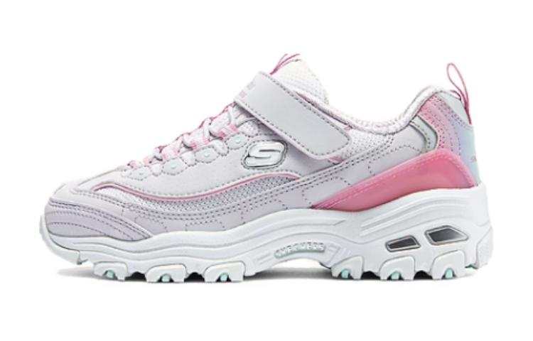 Skechers Abrasion Resistant Abrasion Resistant Low top Kids Lifestyle Shoes White Pink Unisex