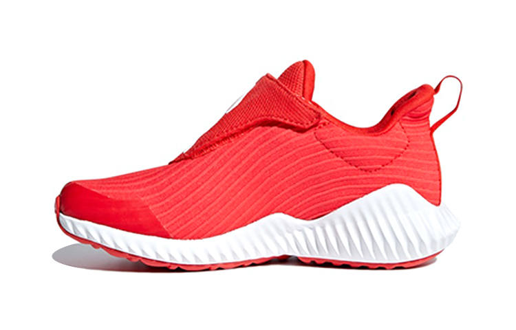 Adidas Adidas Fortarun Slip Resistant Mid top Kids' Running Shoes Red White Children Aged 3 7 Years Old