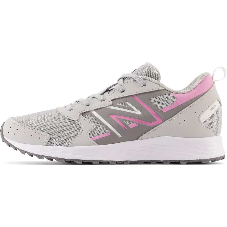 New Balance New Balance NB Fresh Foam 650 V1 Anti Kick Cushioning Low top Kids' Running Shoes Light Gray Teenagers