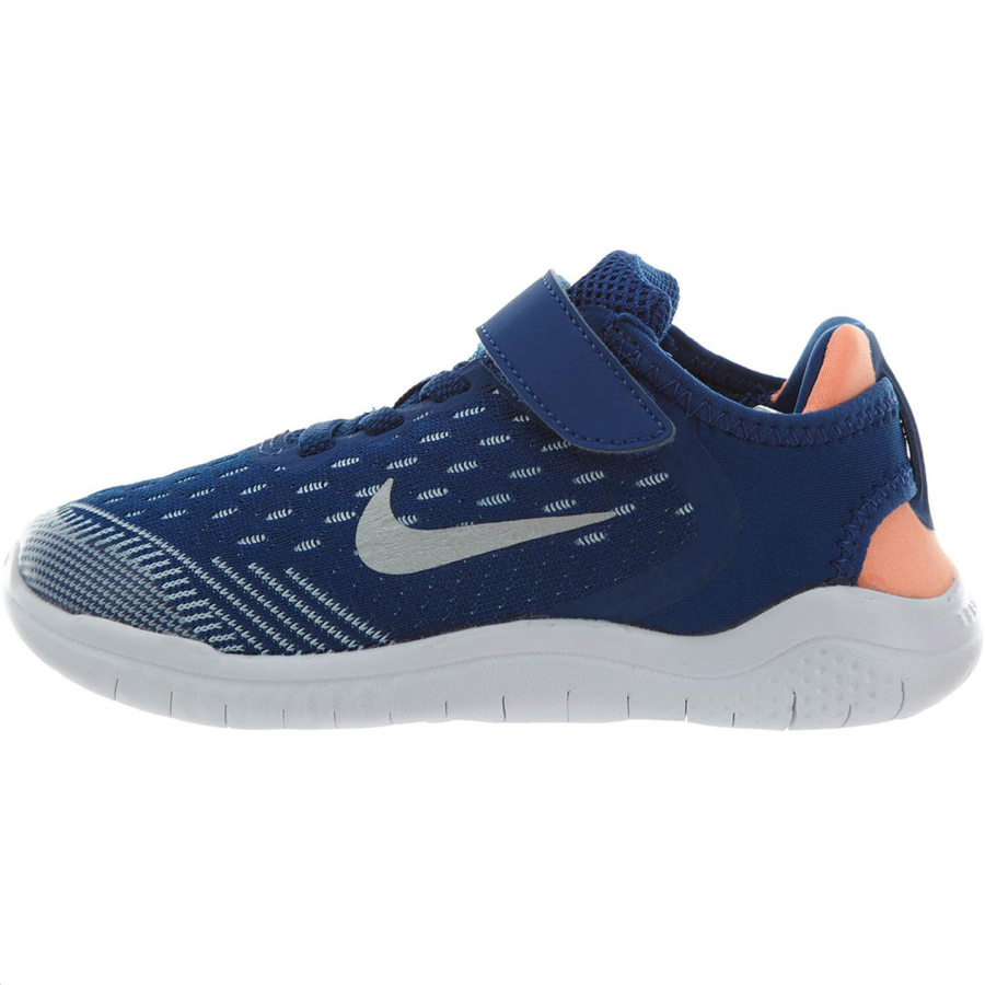 Nike Nike Free RN Slip Resistant Anti Kick Low top Kids' Running Shoes Blue Peach Kids'