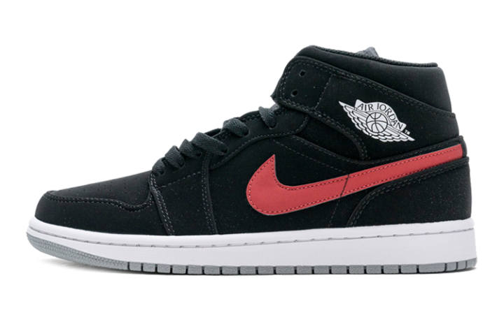 Jordan Jordan 1 Retro Mid GS Black University Red