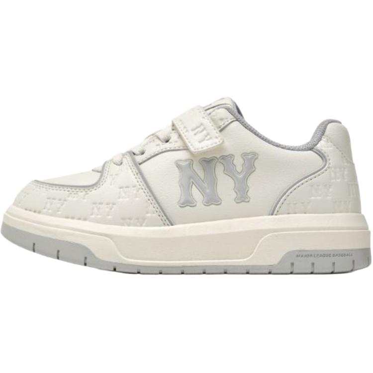 MLB New York Yankees Low top Kids' Skateboarding Shoes Ecru Unisex