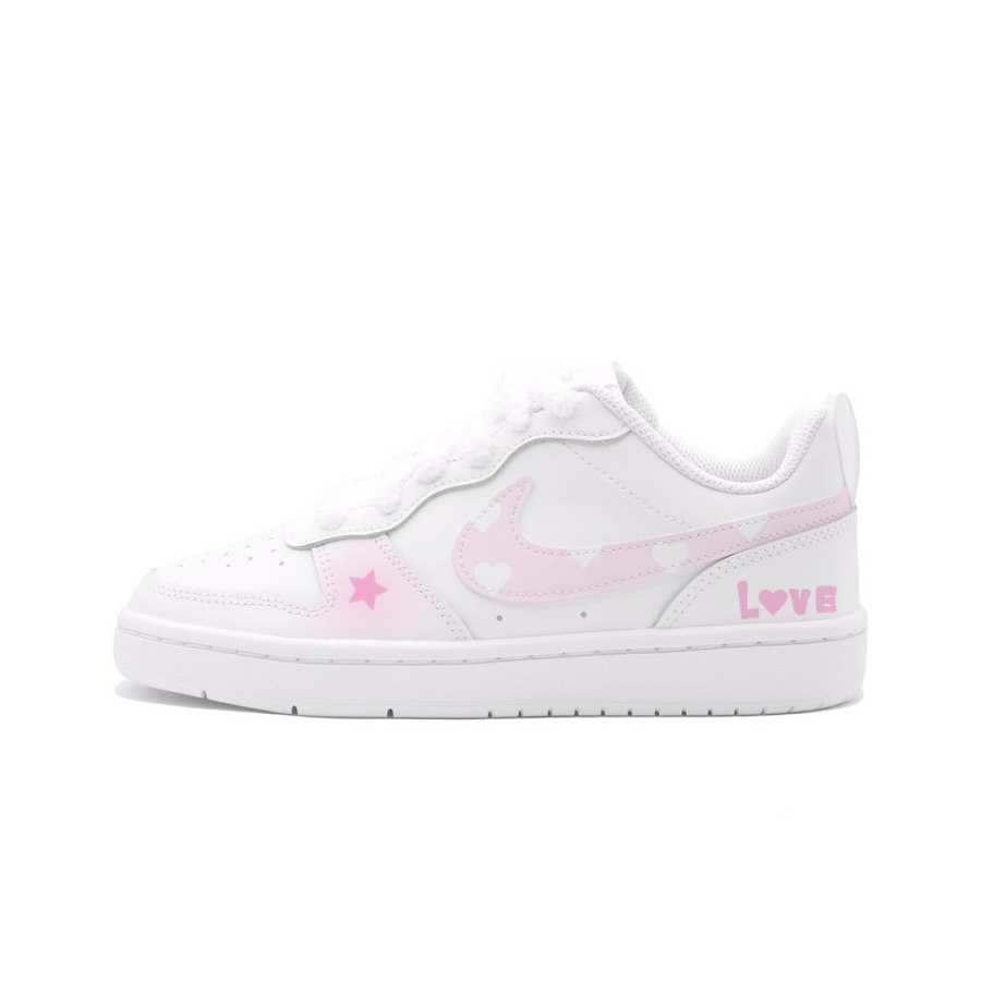 Nike Nike Court Borough Low 2 Leather Slip Resistant Cushioning Abrasion Resistant
