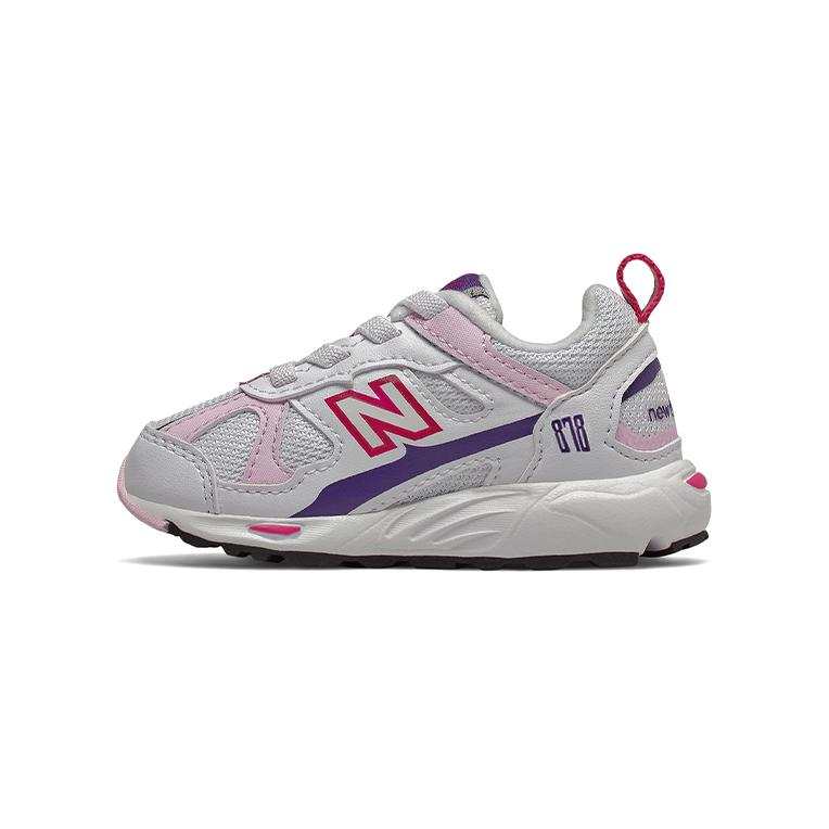 New Balance New Balance NB 878 Low top Toddler Shoes White Pink Infant And Toddler