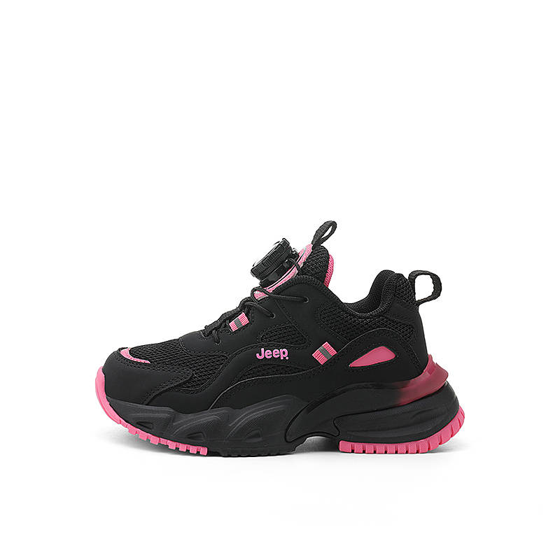 Jeep Kids' Running Shoes Black Plum Powder Kids'