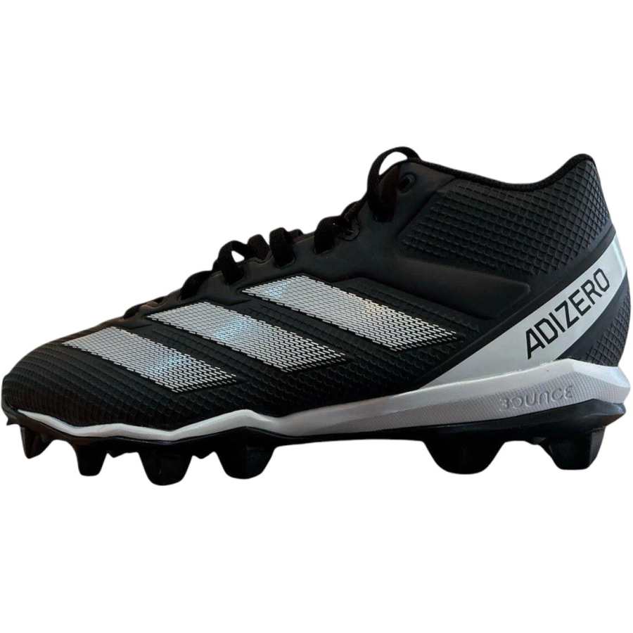 Adidas Adidas ADIZERO IMPACT.2 Abrasion Resistant Mid top Kids' Soccer Shoes Black Teenagers