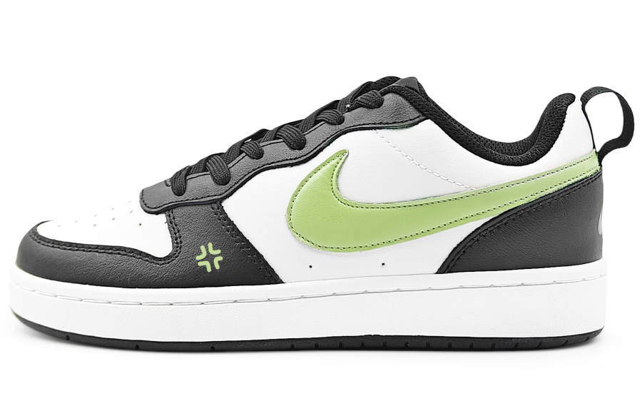 Nike Nike Court Borough Low 2 Leather Low top Kids' Skateboarding Shoes Black Green Teenagers