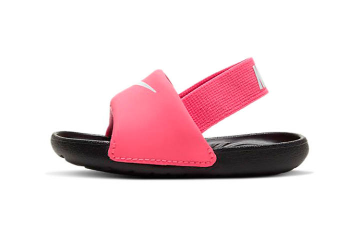 Nike Nike Kawa Slide Toddler Shoes Black Pink Infant And Toddler