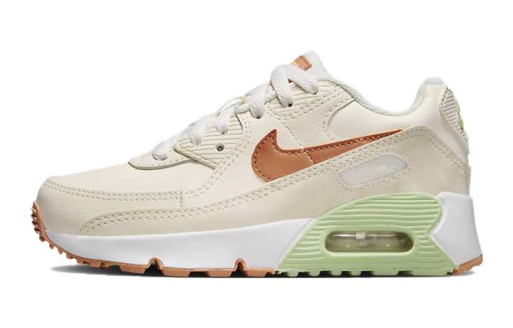 Nike Nike Air Max 90 Cushioning Kids Lifestyle Shoes Ecru Kids'