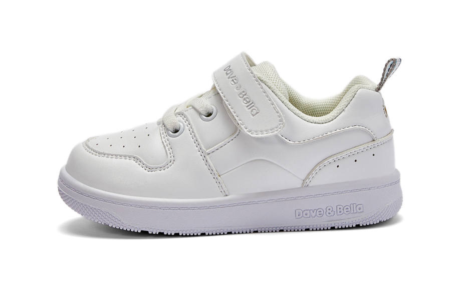 DAVE&BELLA Low top Kids' Skateboarding Shoes White Children Aged 3 7 Years Old