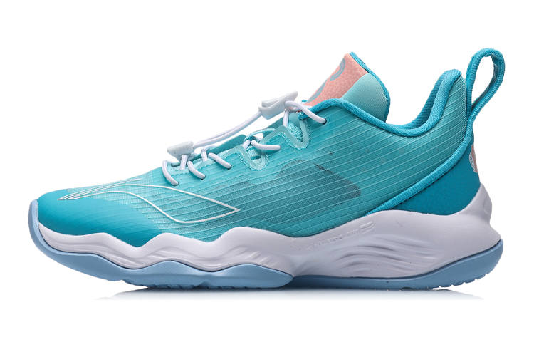 Li-Ning YOUNG Li Ning YOUNG Sonic 8 Low top Basketball Shoes Pure Blue Unisex