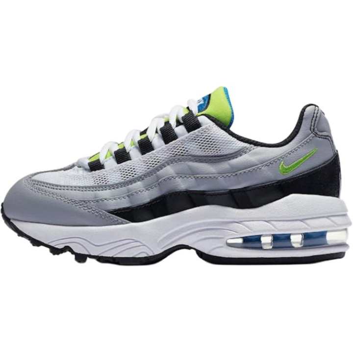 Nike Nike Air Max 95 Abrasion Resistant Low top Kids' Running Shoes Gray Children Aged 3 7 Years Old