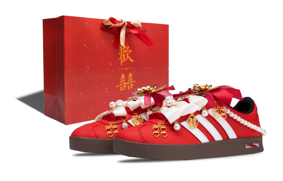 Adidas Adidas VL COURT 2.0 Wear resistant And Lightweight Low top Skateboard Shoes Unisex