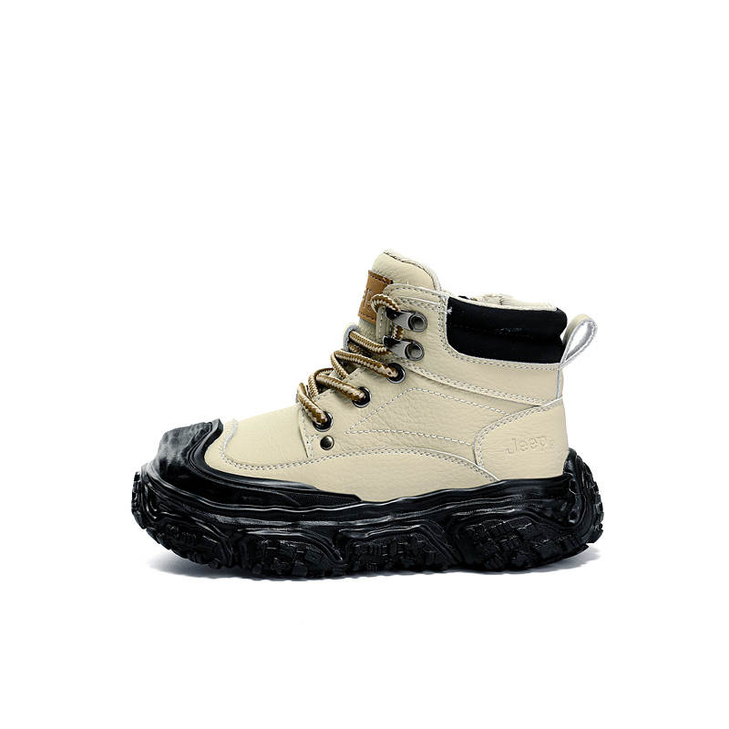 Jeep Synthetic Leather Abrasion Resistant High top Outdoor Shoes Kids'