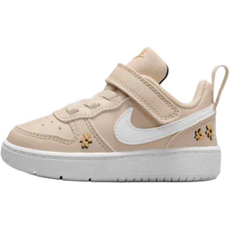Nike Nike Court Borough Slip Resistant Abrasion Resistant Low top Toddler Shoes Beige Infant And Toddler