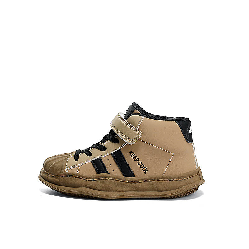 Jeep High top Kids' Skateboarding Shoes Black Brown Kids'