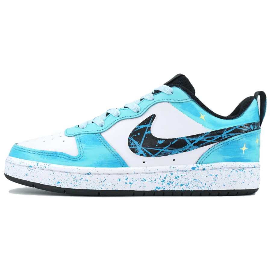 Nike Nike Court Borough Blues Pulse Leather Abrasion Resistant Low top Skateboard Shoes Kids'