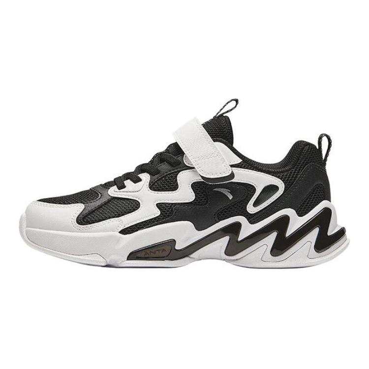Antakids Low top Running Shoes Black White Teenagers